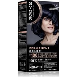 Syoss Permanent Color trwała farba do włosów odcień 1_4 Blue Black 1 szt.