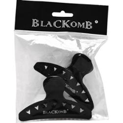 Spinki do włosów Poniks Blackomb Butterfly, duże, CK1059, 10 cm, 2 sztuki, czarne