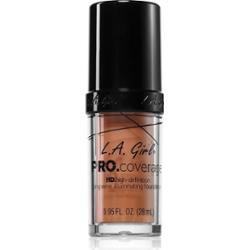 L.A. Girl Cosmetics PRO. Rozświetlający podkład w płynie o kryciu Soft Honey 28 ml