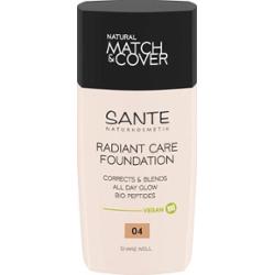 Sante Podkład Radiant Care Foundation, 04 Amber Rose (30 ml)