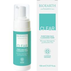 Bioearth Wrażliwy Clear Oczyszczająca pianka oczyszczająca do twarzy, 150 ml