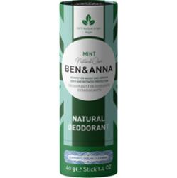 Ben & anna Dezodorant w tubce naturale, mięta (40 g)