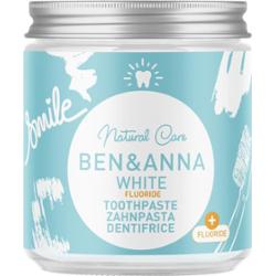 Ben & anna Pasta do zębów z fluorem, biała (100 ml)