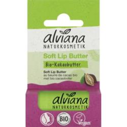 Alviana naturkosmetik Miękkie masło do ust, 5 g