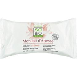 Natura Lea so bio étic Mon Lait d'Anée - Kremowe mydło do twarzy z mlekiem oślem, 100 g