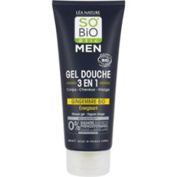 Natura Lea so bio étic Żel pod prysznic 3w1 dla mężczyzn do twarzy, ciała i włosów Imbir (200 ml)