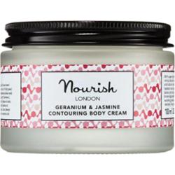 Nourish London Krem konturujący do ciała Geranium i Jaśmin, 100 ml