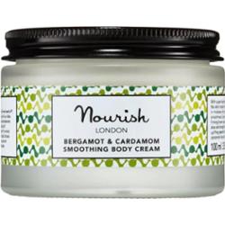 Nourish London Wygładzający krem do ciała Bergamotka i Kardamon, 100 ml