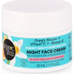 Organic Shop Krem na noc do twarzy Orange Blossom, 50 ml