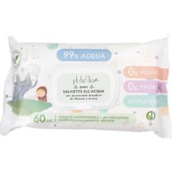 Phitofilos Chusteczki nawilżane Baby Water Wipes z manną i owsem, 60 sztuk