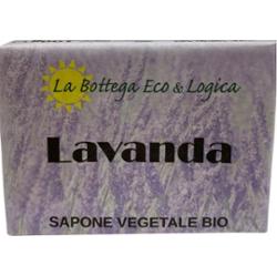 La bottega eco & logica Mydło roślinne organiczne Lawenda (100 g)