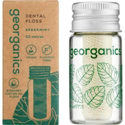 Georganics Nić dentystyczna Mięta zielona 50 metrów