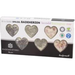 Bademeisterei Zestaw 6 Bio Musujących Serc Kąpielowych