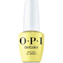 Opi Lakier żelowy GelColor 15 ml - Odcień: Stay Out All Bright