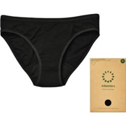 Allmatters Czarna okresowa bielizna bikini, M