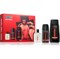 STR8 Zestaw upominkowy Red Code dla mężczyzn Woda toaletowa 50 ml + Dezodorant w sprayu 150 ml + Energetyzujący żel pod prysznic 250 ml