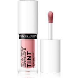 Revolution Relove Dziecko blush płyn i błyszczyk do ust kolor Rose 1,4 ml