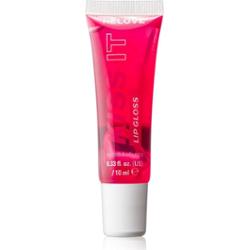 Revolution Relove Kiss Nawilżający błyszczyk do ust malinowy kolor różowy 10 ml