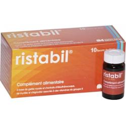 Ristabil Naturalne butelki przeciwzmęczeniowe 10x10ml