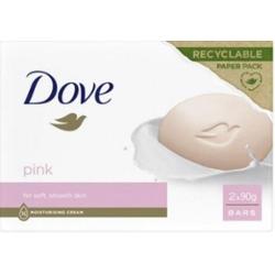 Dove Mydło w kostce 2 sztuki 90 g Pink