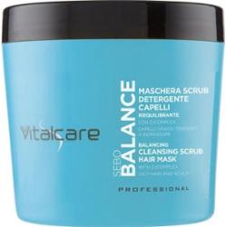 Vitalcare Łój Balance - Maska peelingująca do włosów przetłuszczających się 400 ml