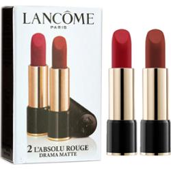 Zestaw Duo Lancome L`Absolu Rouge Matte Cream Lipstick 290 Drama 2 sztuki 3,4 g