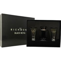 Ustawić John Richmond: Żel pod prysznic oczyszczający Naturale w kolorze Black Metal 50 ml + Balsam do ciała w kolorze Black Metal 50 ml + Woda perfum