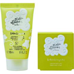 Ustawić Lolita Lempicka: Mon Premier Parfum nawilżające mleczko do ciała 30 ml + Mon Premier Parfum mydło zapachowe 25 g *miniaturka