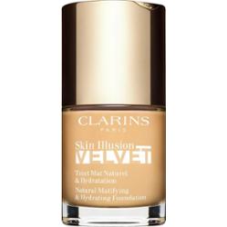 Clarins Skin Illusion Velvet podkład w płynie z matowym wykończeniem o działaniu odżywczym odcień 101W 30 ml