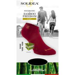 Solidea Skarpetki dla Ciebie Bamboo Freedom Easy Socks Oddychający materiał 2M Czerwony
