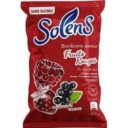 Solens Cukierki o smaku czerwonych owoców - bez cukru 100g