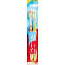 Colgate Dodatkowa szczoteczka do zębów Clean Średnie włosie Una Opakowanie 2 szczoteczek do zębów
