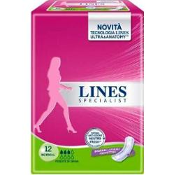 Lines Specialist Normal - Wkładki higieniczne 12 sztuk