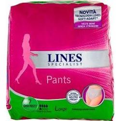 Lines Specjalistyczne spodnie chłonne 7 Discreet Duży