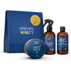 Steve's No Bull***t Hair Care Trio Box zestaw upominkowy do włosów dla mężczyzn