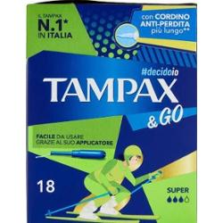 Tampax Tampax & Go Super 18 sztuk