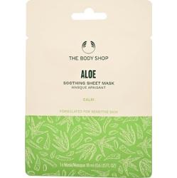 The body shop Aloesowa łagodząca maska peelingująca do twarzy (chusteczka) 18 ml