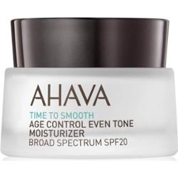 AHAVA Time To Smooth rozświetlający krem nawilżający SPF 20 50 ml