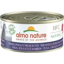 Almo nature spa HFC Naturalny Tuńczyk, Kurczak i Szynka - 150GR