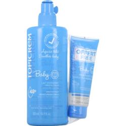 Topicrem Baby - Ochronne Mleczko Nawilżające 500ml + Delikatny Żel Oczyszczający 75ml