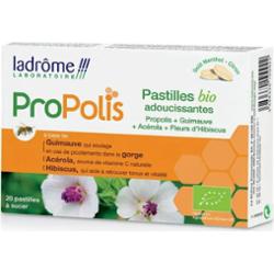 Ladrôme Propolis Propolis Organiczne tabletki zmiękczające 20 jednostek