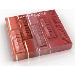 Zestaw tuszy winylowych Maybelline New York Superstay 4 Shock Nude Lips 4x4,2ml
