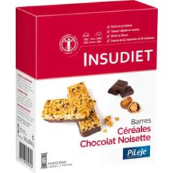 Insudiet Batonik zbożowo-czekoladowo-orzechowy x6