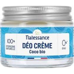 Natessance Organiczny dezodorant w kremie kokosowym 50g