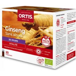 Ortis Organiczny żeń-szeń witalność 20 shotów po 15ml