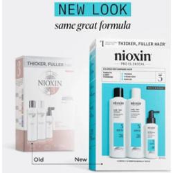 Nioxin System 3 – Zestaw – Kuracja do włosów naturalnych z lekkim wypadaniem 3 szt