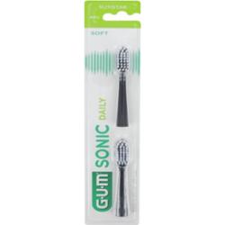 Wkłady do szczoteczki do zębów Gum Sonic Daily Black x2