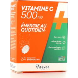 Nutrisanté Witamina C 500mg Dzienna Energia 24 Tabletki Musujące