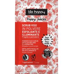Bio happy Happy Juices Peelingujący i rozjaśniający puder do twarzy 5 g