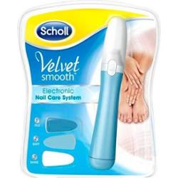 Scholl Velvet Smooth Electronic Nail Care System - Elektroniczny zestaw do pielęgnacji paznokci